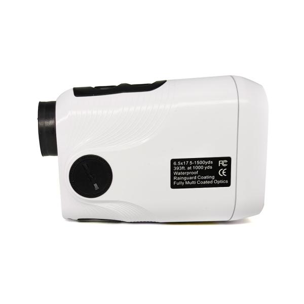White 8X25 Remote Golf Laser Rangefinder Outdoor Activities Golf Slope