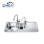 Carton Pallet Commercial Stainless Steel Sink Double Bowl Press Kitchen Sink For