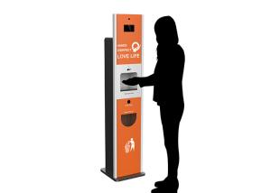 China OEM ODM Automatic Temperature Scanner Kiosk Facial Recognition factory
