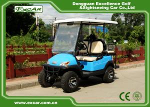 China Powerful Four Person Electric Hunting Carts , Beach Utility Golf Cart factory
