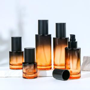 China Manufacturer Customized Cosmetics Set Bottle 30ml 100ml 120ml 50g Dropper Oil Bottle With Pump Head Glass Bottle factory