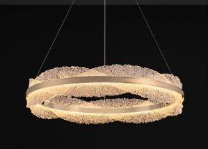 China Gold Modern French Design Living Room Light Ambient Lighting Designer Choice led Chandelier factory