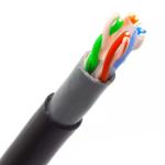 CAT6 FTP Outdoor PE+PVC 0.560+0.005mm Pure Copper Solid Lan Cable