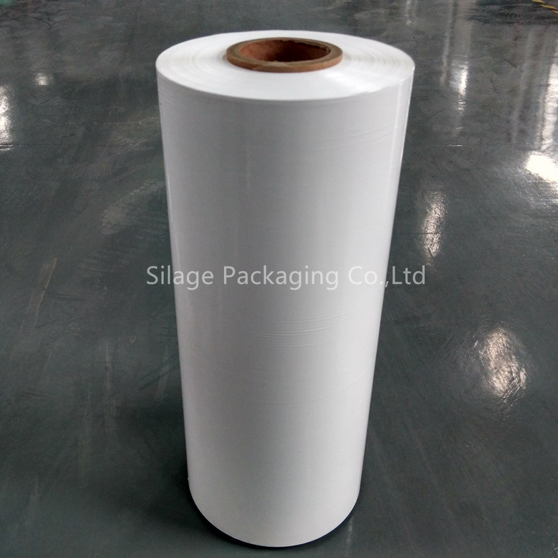 White Color 750mm*25um Blown Silage Film for Denmark