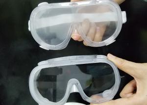 China Laboratory Anti Fog Scratch Resistant Safety Glasses , Custom Safety Goggles factory