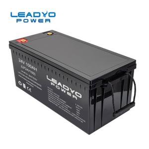 China Bluetooth 24V 100ah Lithium Ion Battery LiFeP04 Waterproof For E Boat Yachts factory
