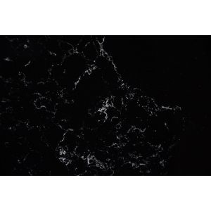 Acid Resistant Solid Black Quartz Countertops With NSF SGS Certification