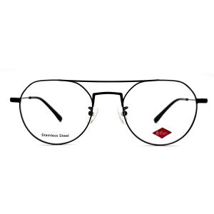 China FM3221 Round Unisex Stainless Steel Optical Frames With 50-20-142 Frame Size factory
