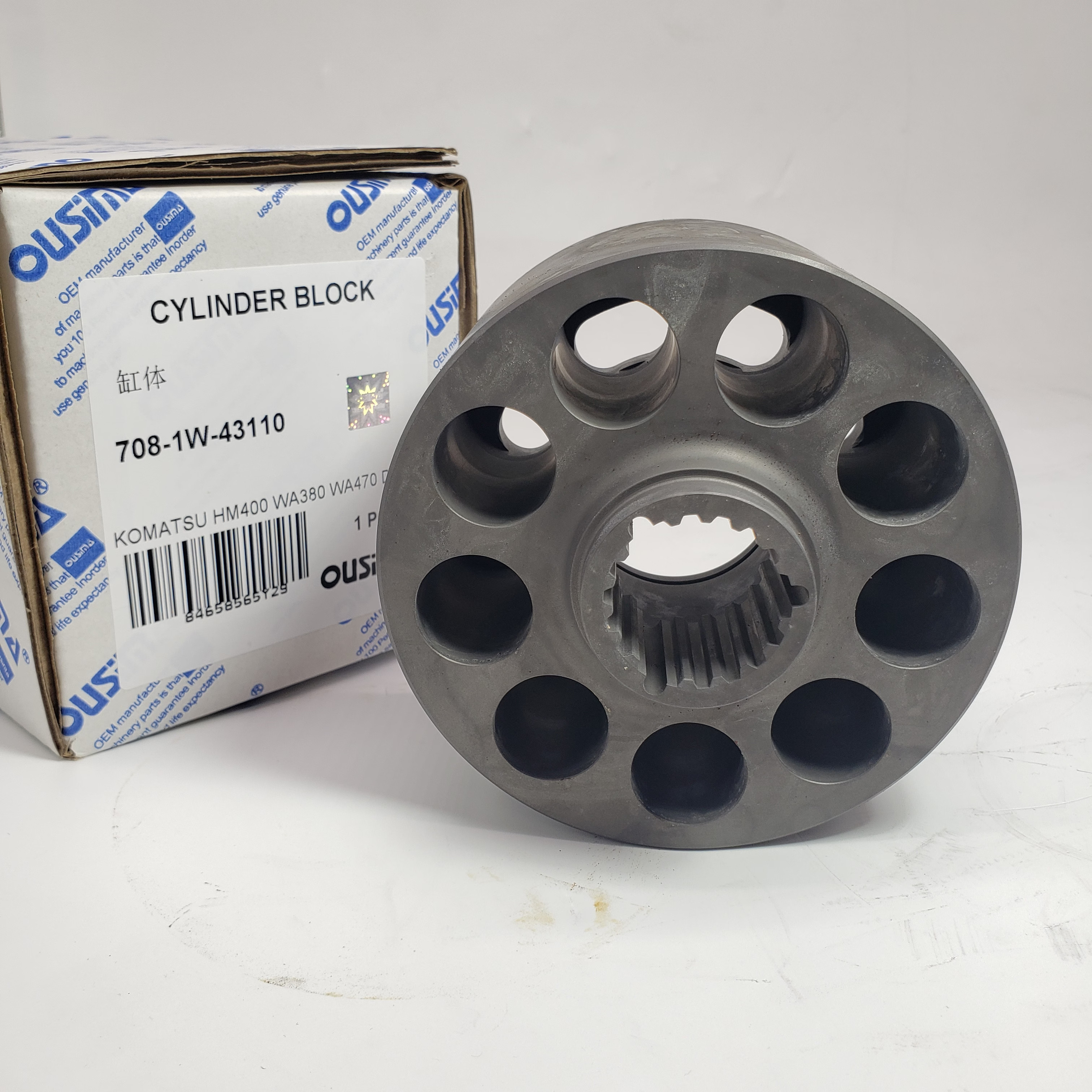 Block Cylinder 708-1W-43110 For Komatsu HM400 WA320 WA380 D61EX GD555