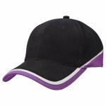 100% Cotton Printed Baseball Caps / Sandwich Baseball Cap Striped Style