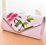 Women's floral embroidery evening bag clutch bag handbag retro national wind