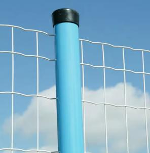 China Top quality hot dipped galvanized round steel fence post factory