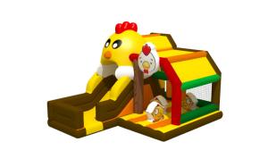 China Chicken Egg Theme Playground Commercial Jumping Castle Rentals Silk Printing factory