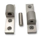 4.9 Inch Long Cupboard Door Hinge Hardware Silver Tone Installation Furniture