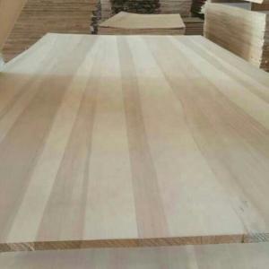 China Certificate FSC 100% Poplar Wood Door Bed Sofa Living Room Timber Lumber Solid Boards factory