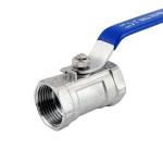Long Handle 1 1/4" Stainless Steel 304 316 One Piece Wire Button Ball Valve npt
