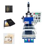 Mask PVC Paper Logo Embossing Machine Leather Pneumatic Hot Foil Stamping