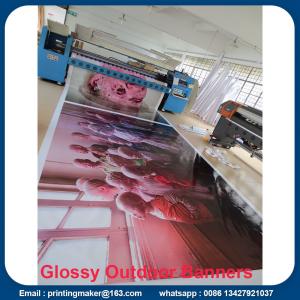 China Large Format Printing Custom Vinyl Banners with Grommets factory