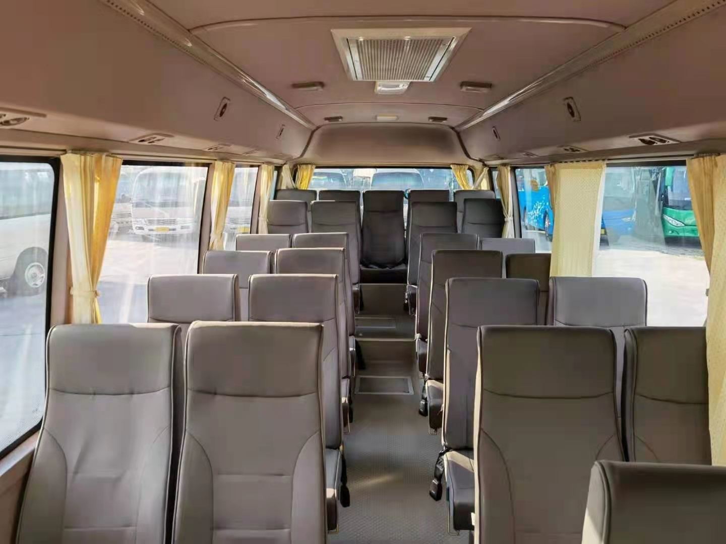 22 Seats 2019 Year Used Coaster Bus Used Mini Bus Electric Engine Left Hand Steering