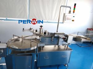 China Glass And Plastic Bottle Liquid Filling Machine Full Automatic Plunger Pump factory