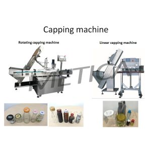 Rotary Type Automatic Glass Bottle Sealing And Capping Machine 2000bph