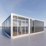 20ft 40ft Flat Pack Container House , Detachable Prebuilt Container House