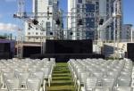 DVI VGA Rental LED Display Full Color Outdoor Ultra Slim for Video Advertising