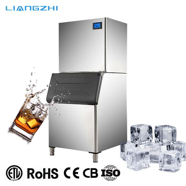 320kg Daily LZ-700 Commercial Square Ice Cube Machine in Lebanon 760*850*1100mm