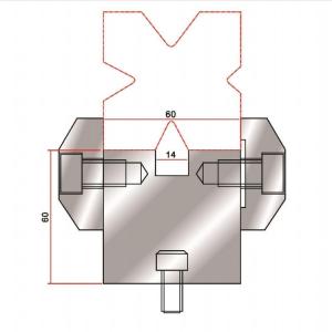 China Lower Die Holder HRC48-HRC52 Multi V Die Block Bottom Lower Tool factory