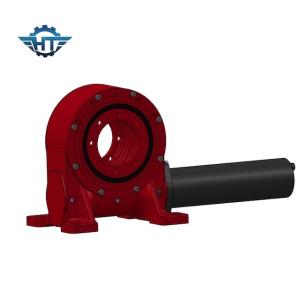 China VE3 Small Solar Tracker Slewing Drive Motor Single Worm 42CrMo factory