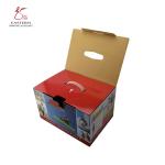 Debossed Corrugated Cardboard Shipping Boxes Offset Printed Classic Style