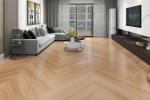 Outside Matt Hotel Interior Wooden Porcelain Tiles Gray Khaki For Decoration