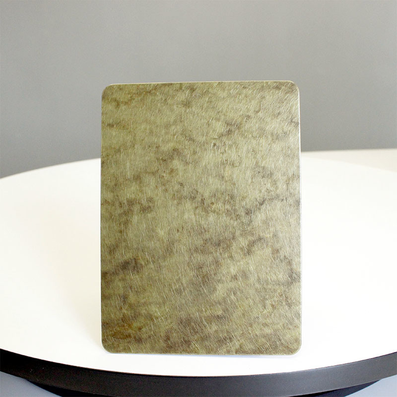 0.03mm Decorative Stainless Steel Sheet Antique Bronze Color Copper Brass Coated Clad
