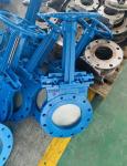 DN250 PN16 WCB cast steel knife gate valve