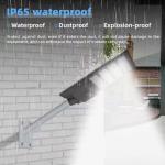 Energy Saving Solar LED Street Light Fixture , Road Patio Waterproof Garden Wall
