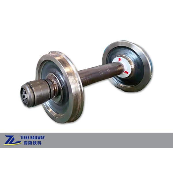 China Train Wheelset 860mm Forged Rail Wheel Axle Assembly 13t Axle Load KSR Approved factory