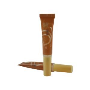 China shampoo shower gel plastic tube packaging with flip top cap for skin care packaging factory
