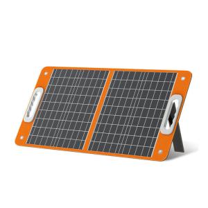 China Outdoor Black Foldable Solar Panels For Power Station 110v 220v factory