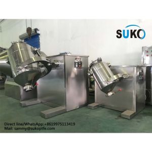 50L Industrial Powder Mixing Machine ,  Easy Operate Three-Dimensional Mixer