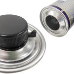 Customized Metal Tin Cans Accessories 0.21mm Square Tin Container Cap
