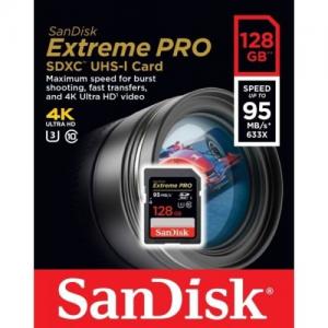 China SanDisk Extreme PRO SD SDXC 128GB UHS-3 95MB/s Class10 633X 4K 4K2K UHD Card on sale