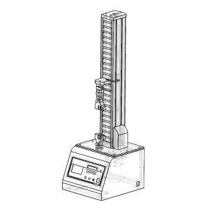 Fabric Electric Tensile Testing Machines , Microcomputer AC Motor Tensile Tester