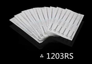China 1203RS Flat Liner Tattoo Needles 3 Liners Shading Needles Sterilized By E O Gas factory