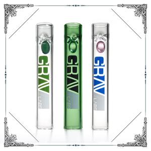 China 3.5 Inches Long 2.5 mm Thickness Glass Smoking Tube Cheap Chillum Pipes factory