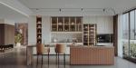Full Complete Kitchens Waterfall Mdf Plywood Wood Contemporary Cabinet Cupboard