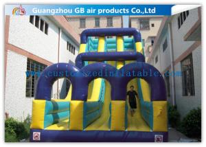 China Outdoor Large Slip N Slide Water Slide / Children Double Water Slide Inflatable factory