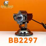 Aluminum 1 Len Red Devil Eyes White Yellow Flashing 12-80V Mini Driving Light