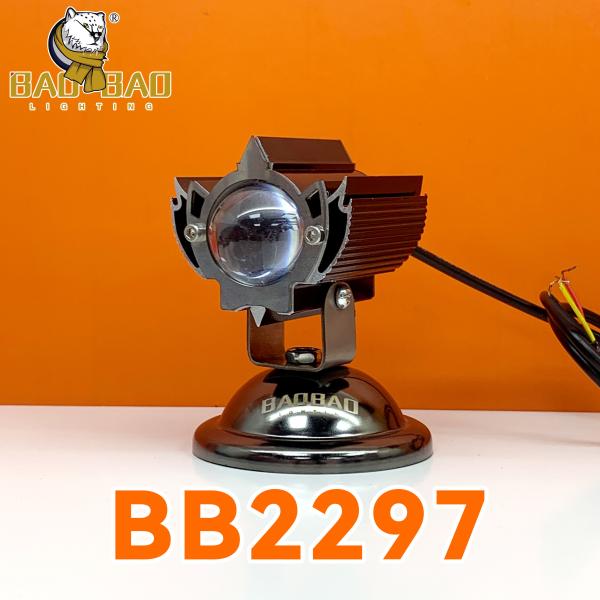 Aluminum 1 Len Red Devil Eyes White Yellow Flashing 12-80V Mini Driving Light