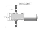 M8 Thread Orthodontics DC Worm Gear Motors Double Shaft 5840-31zy 470 rpm