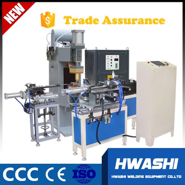 HWASHI Glass Lid Stainless Steel Belt Capacitor Discharge Welding Machine